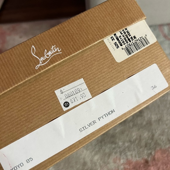 Python Christian Louboutin Heels - Picture 2 of 3